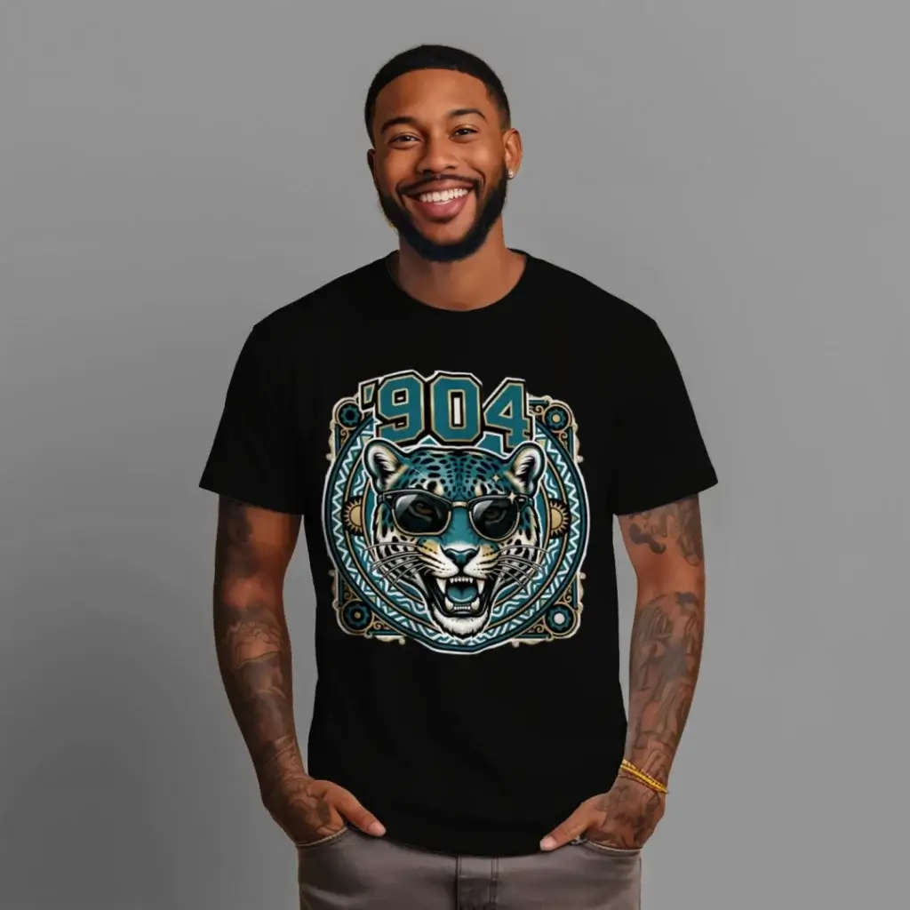 "904-Jaguar-Shades-Black-T-shirt"