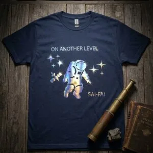 "Navy Blue Astronaut Tee"