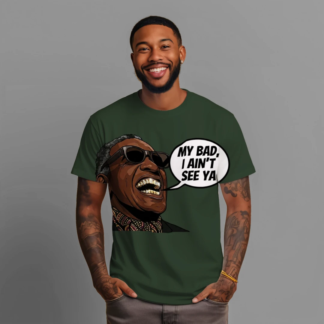 "My-Bad-Military-Green-Graphic-Tee"