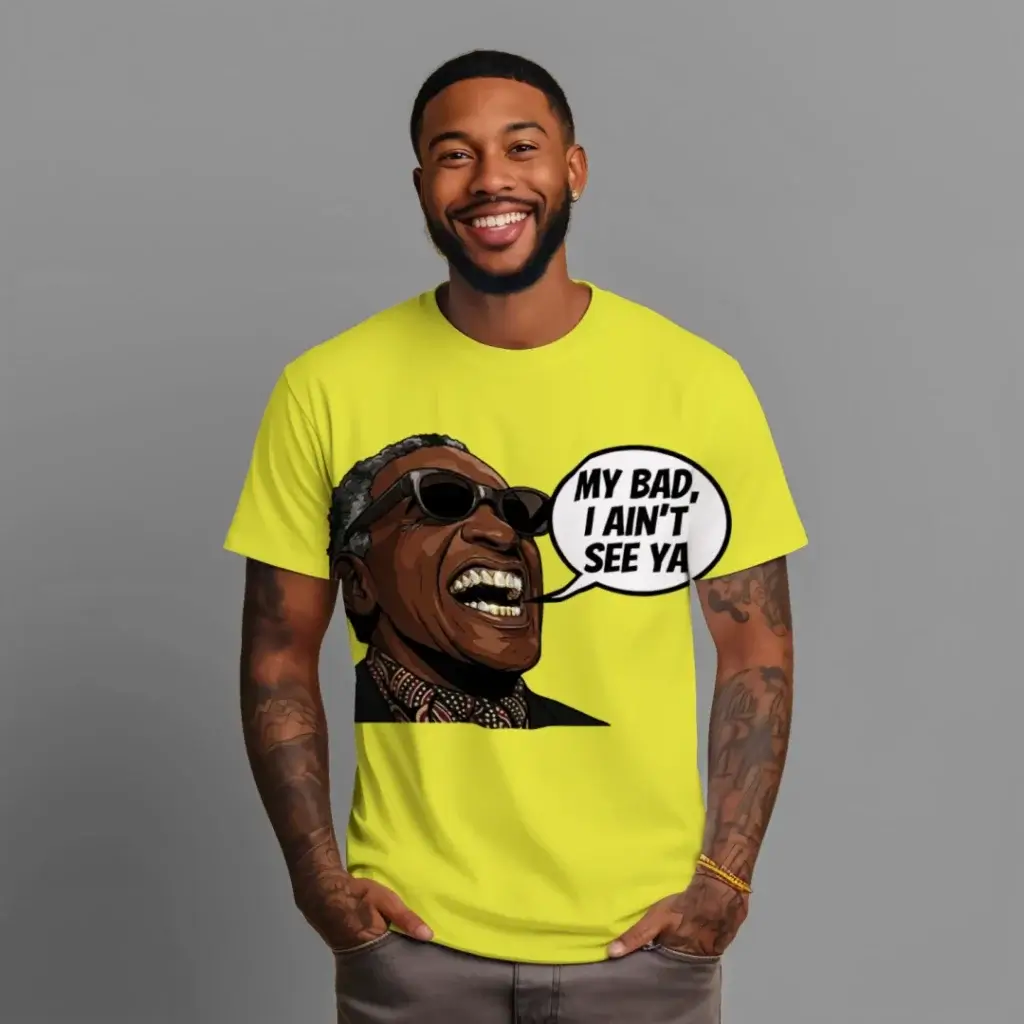 "Yellow-My-Bad-Graphic-T-shirt"